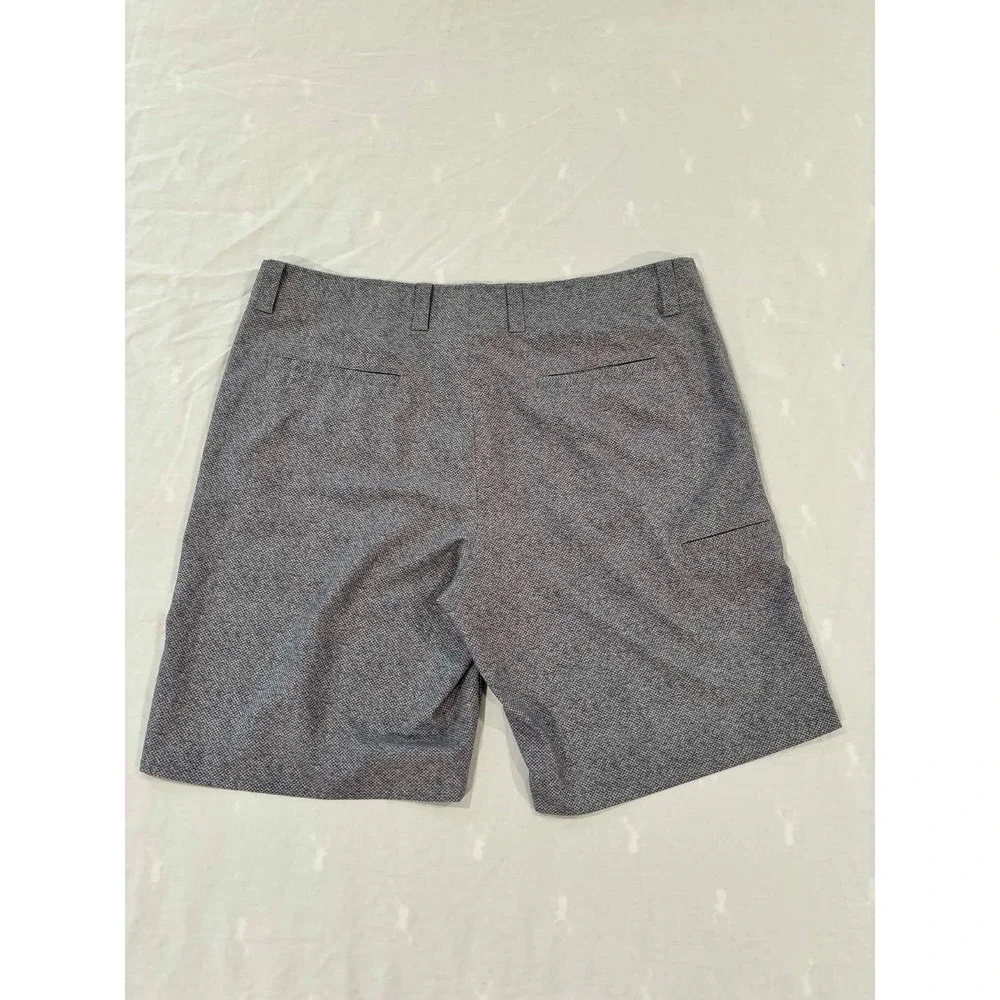 Callaway Golf Shorts Mens 38 Grey Micro‎ Pattern Stretch Performance Flat Front